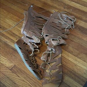 Women's Brown Gladiator Sandals
